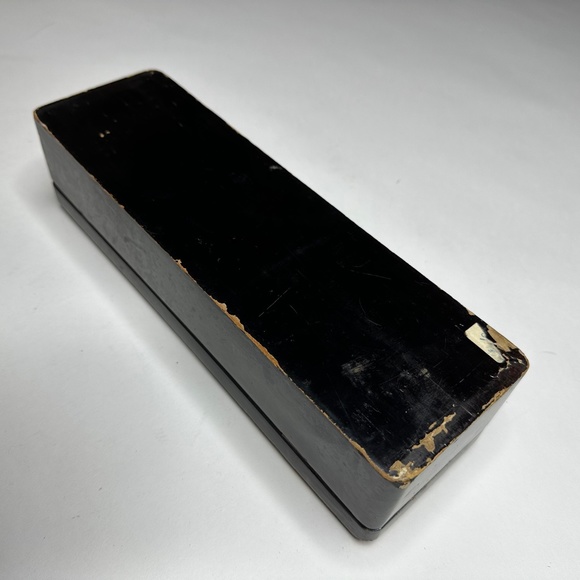 Antique Japanese Lacquer Gold Taka-maki-e Wood Letter Document Box Tokugawa Edo - Picture 7 of 10